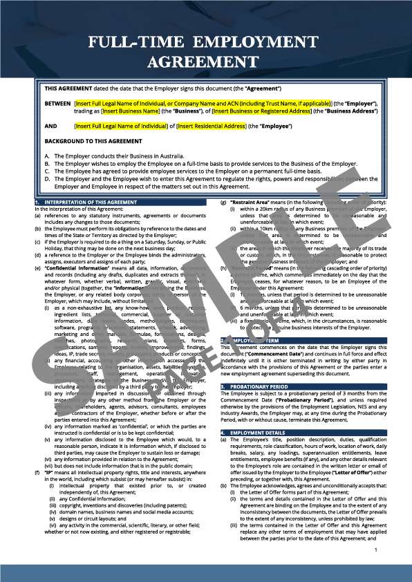 Essential Business Bundle Templates (Contracts) - Image 3