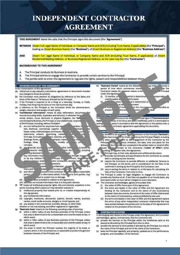 Essential Business Bundle Templates (Contracts) - Image 4