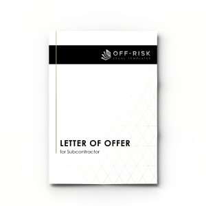 Letter of Offer for Subcontractor